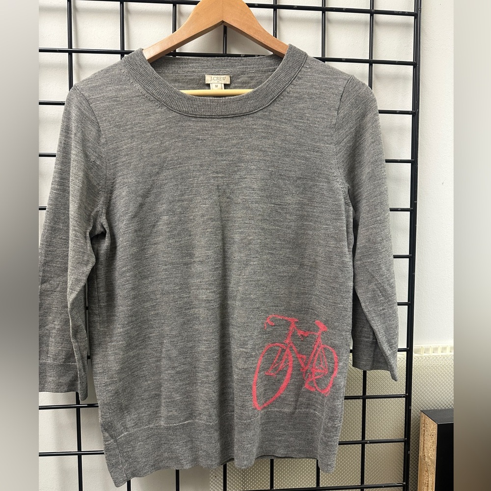 J Crew Merino Wool Bicycle Sweater